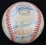 1978 Multi Signed ONL Feeney Baseball w/ 25 Signatures Including Steve Stone, Dave Kingman, Willie Mays Clubhouse & More (JSA) 