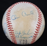 1978 Multi Signed ONL Feeney Baseball w/ 25 Signatures Including Steve Stone, Dave Kingman, Willie Mays Clubhouse & More (JSA) 