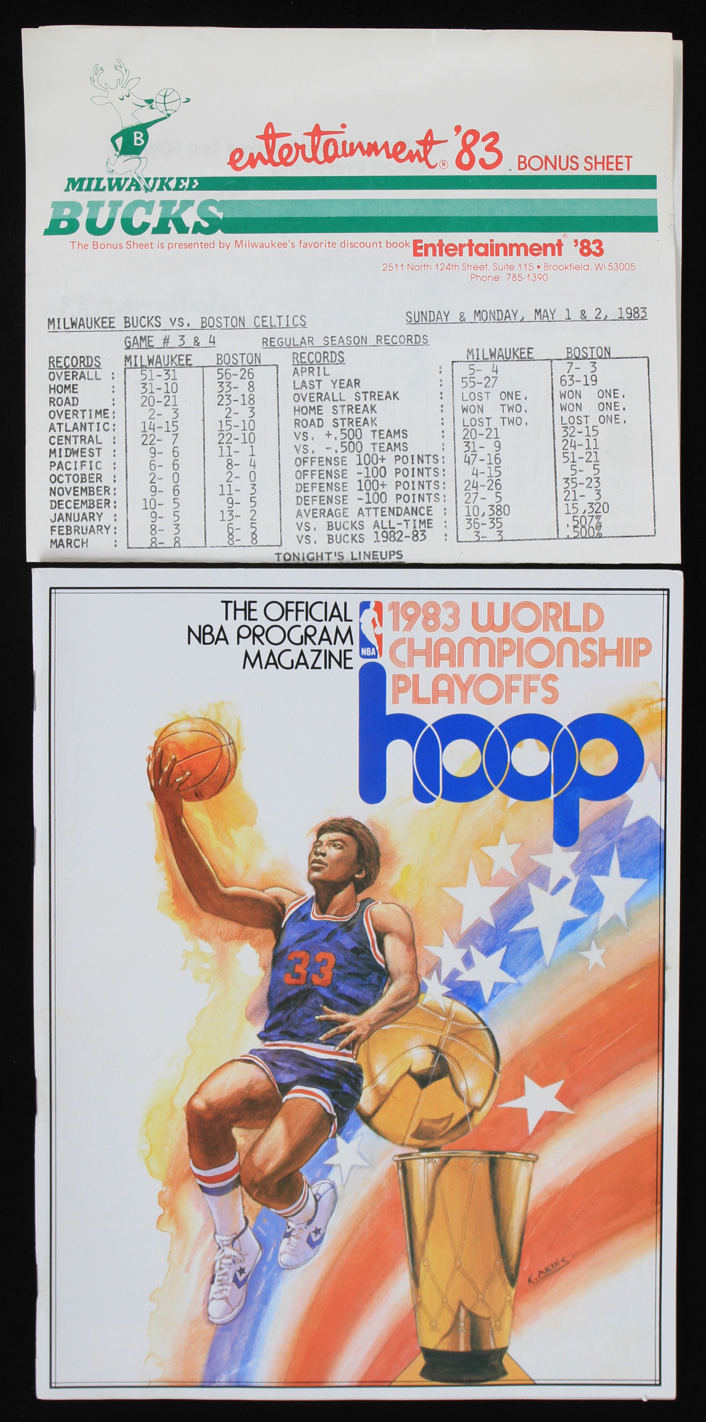 Lot Detail - 1983 NBA World Championship Playoffs Official Program ...