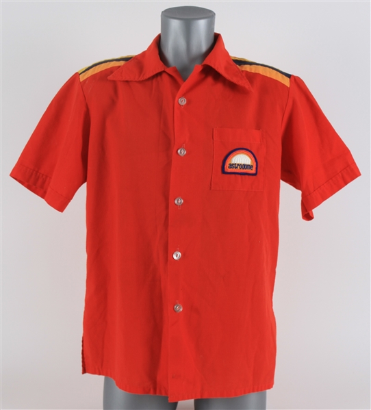 1965-69 Houston Astros Astrodome Vendor Shirt (MEARS LOA)