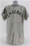 1960 Bob Rush Chicago White Sox Game Worn Road Jersey (MEARS LOA)