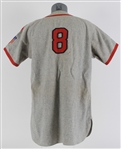 1943 Buster Adams St. Louis Cardinals Game Worn Road Jersey (MEARS LOA)