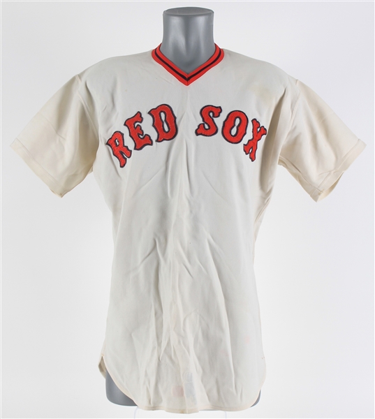1974-77 Boston Red Sox Game Worn Home Jersey Signed by Bob Stanley (MEARS LOA/JSA)