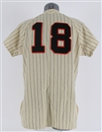 1954 Matt Batts Chicago White Sox Game Worn Home Jersey (MEARS LOA)
