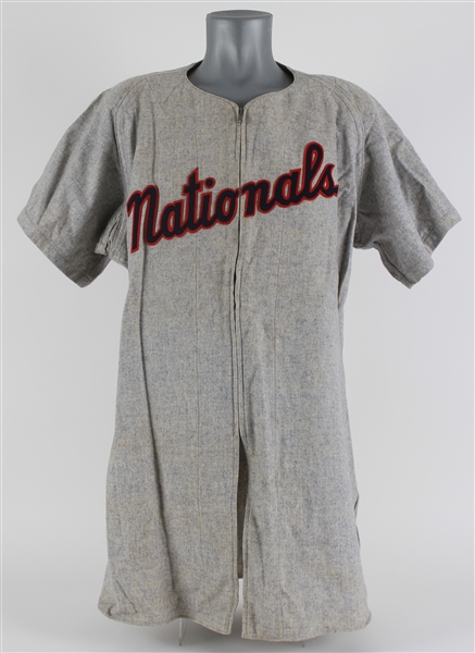 1949-52 Washington Nationals Prototype Road Jersey (MEARS LOA)