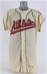 1960 Kansas City Athletics #50 Organizational Home Jersey (MEARS LOA) Last Year of Style