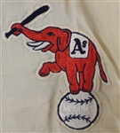 1960 Kansas City Athletics #50 Organizational Home Jersey (MEARS LOA) Last Year of Style