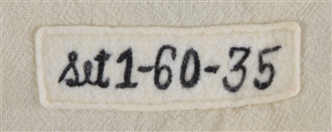1960 Kansas City Athletics #50 Organizational Home Jersey (MEARS LOA) Last Year of Style