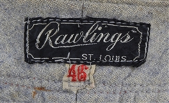 1951 Ted Wilks St. Louis Cardinals Game Worn Road Jersey (MEARS LOA) First Year Style with Yellow Bat