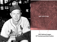 1951 Ted Wilks St. Louis Cardinals Game Worn Road Jersey (MEARS LOA) First Year Style with Yellow Bat