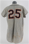 1956 Walt Streuli / Hal Woodeshick Detroit Tigers Game Worn Road Jersey (MEARS LOA) 