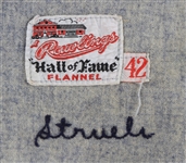 1956 Walt Streuli / Hal Woodeshick Detroit Tigers Game Worn Road Jersey (MEARS LOA) 