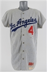 1967 Duke Snider Los Angeles Dodgers Signed Post Career Road Jersey (MEARS LOA/JSA)