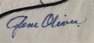 1966 Gene Oliver Atlanta Braves Signed Game Worn Home Jersey (MEARS LOA/JSA) First Season in Atlanta