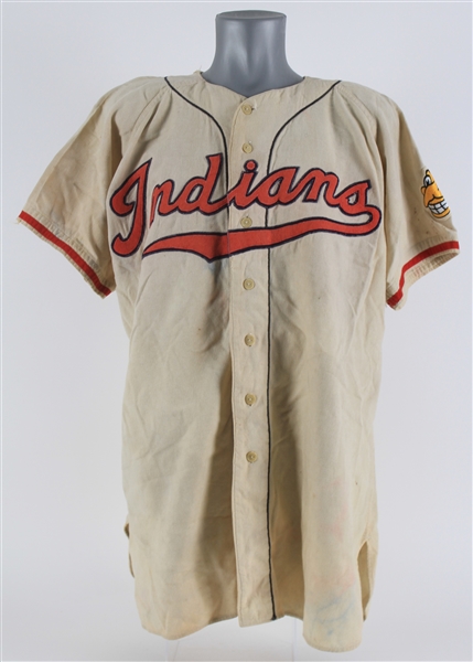 1950 Cleveland Indians #39 Organizational Jersey (MEARS LOA) 