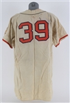 1950 Cleveland Indians #39 Organizational Jersey (MEARS LOA) 