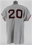 1961 Steve Bilko Los Angeles Angels Game Worn Road Jersey (MEARS LOA) Inaugural Season