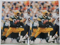 1992-1998 Robert Brooks Green Bay Packers Signed 12x18 Photos 