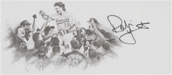 1992 Robin Yount Milwaukee Brewers 3,000 Hits Signed 26x38 Framed Print (Lot of 3)(JSA)