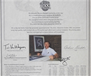 1992 Robin Yount Milwaukee Brewers 3,000 Hits Signed 26x38 Framed Print (Lot of 3)(JSA)