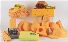 1995-1996 Foam Cheese Hats, Footballs, Drink Holders & more (Lot of 25)