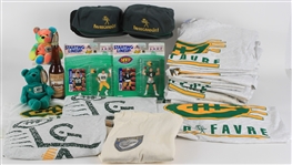 1990s Brett Favre Green Bay Packers Starting Line-Up Figures, T-Shirts & more (Lot of 40+)