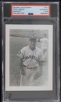 1950-1953 Taffy Wright (d.1981) Louisville Colonels Signed 3"x4" B&W Photo (Type I Photo)