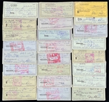 1960s-1980s Dave Robinson Green Bay Packers and Washington Redskins Signed Checks (Lot of 300)