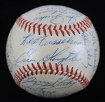 1952 Stan Musial Enos Slaughter and More St. Louis Cardinals Signed Giles Spaulding ONLB (JSA)
