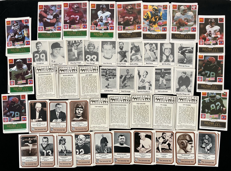 1974-1986 Baseball and Football Trading Card Collector Sets (Lot of 150+)