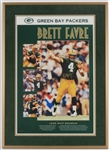 1995 Brett Favre Green Bay Packers MVP Season Signed 24x33 Framed LE Print (JSA)