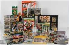 1990s Green Bay Packers Media Guides, VHS, Mini Helmet & more (Lot of 30+)