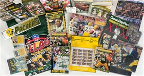 1990s Green Bay Packers Media Guides, VHS, Mini Helmet & more (Lot of 30+)