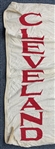 1940's Cleveland Indians Cleveland Municipal Stadium 84 x 144 Stadium Flag (MEARS LOA) 