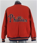 1947-50 Philadelphia Phillies Fur Lined Team Warm Up Jacket (MEARS LOA)