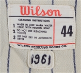 1961 Washington Senators #49 Organizational Home Jersey (MEARS LOA)