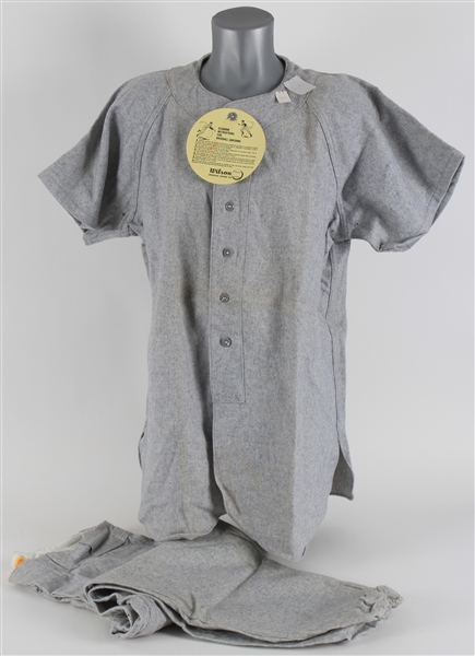 1954-56 Wilson Flannel Baseball Uniform Salesman / Showroom Sample (MEARS LOA)