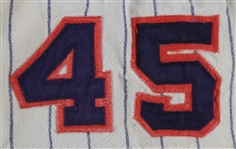 1961 Ed Fitzgerald / Charlie Shoemaker Kansas City Athletics Game Worn Home Jersey (MEARS LOA)