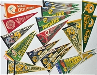 1960s-1990s Green Bay Packers, Milwaukee Brewers Pennants, Caps, Bumper Stickers & more (Lot of 70+)