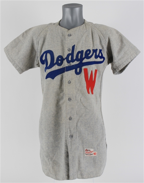 1960 Los Angeles Dodgers W3 Organizational Road Jersey (MEARS LOA)