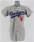 1960 Los Angeles Dodgers W3 Organizational Road Jersey (MEARS LOA)