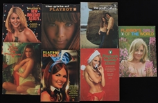 1971-75 Playboy Magazine Collection - Lot of 7 w/ Girls of the World, The Youth Culture, Girls of Playboy, Holiday Albums & More