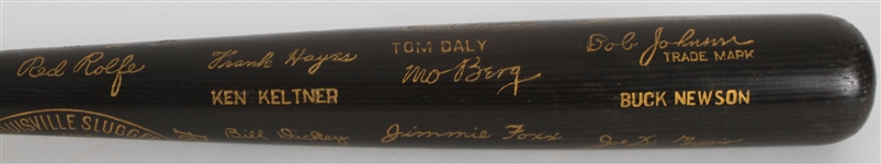 1940 American League All Stars H&B Louisville Slugger Commemorative Black Bat