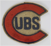1937-40 Chicago Cubs Home Jersey Team Emblem (MEARS LOA)