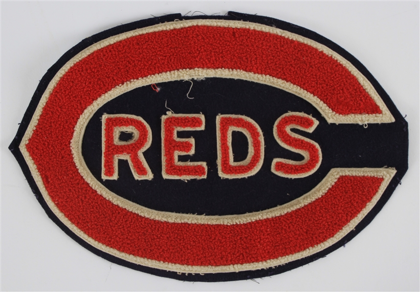 1939-55 Cincinnati Reds Home Jersey Team Emblem (MEARS LOA)
