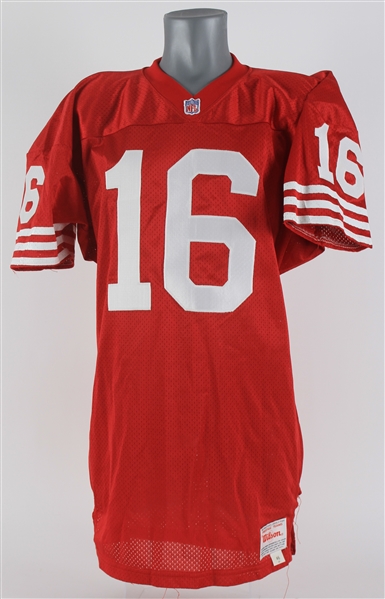 1991 Joe Montana San Francisco 49ers Signed Home Jersey (MEARS A5/Beckett)