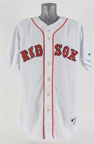 2006-07 Curt Schilling Boston Red Sox Signed Home Jersey (MEARS LOA/Beckett)