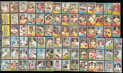 1950s-70s Baseball Trading Cards - Lot of 210 w/ Elston Howard, Bert Campaneris, Orlando Cepeda, Jim Hunter, Joe Niekro & More 