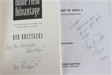 1995-97 Ken Ruettgers Steve Rose Green Bay Packers Signed Books - Lot of 8