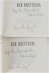 1995-97 Ken Ruettgers Steve Rose Green Bay Packers Signed Books - Lot of 8